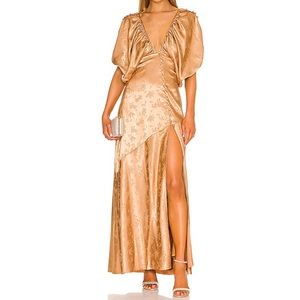 Tularosa Austin Gown in Auburn Brown XXS